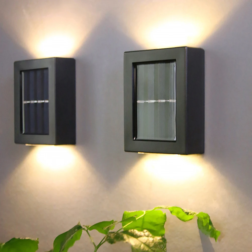 2pcs Courtyard Decorative Light Solar Powered Outdoor Garden Up Down 2 LEDs Fence Exterior Wall Lamp Waterfproof Park Porch
2pcs Courtyard Decorative Light Solar Powered Outdoor Garden Up Down 2 LEDs Fence Exterior Wall Lamp Waterfproof Park Porch