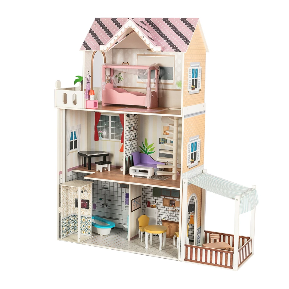 Wholesale Morden Dream House Pretend Play Wooden Kids Doll House Toys for Girls
Wholesale Morden Dream House Pretend Play Wooden Kids Doll House Toys for Girls