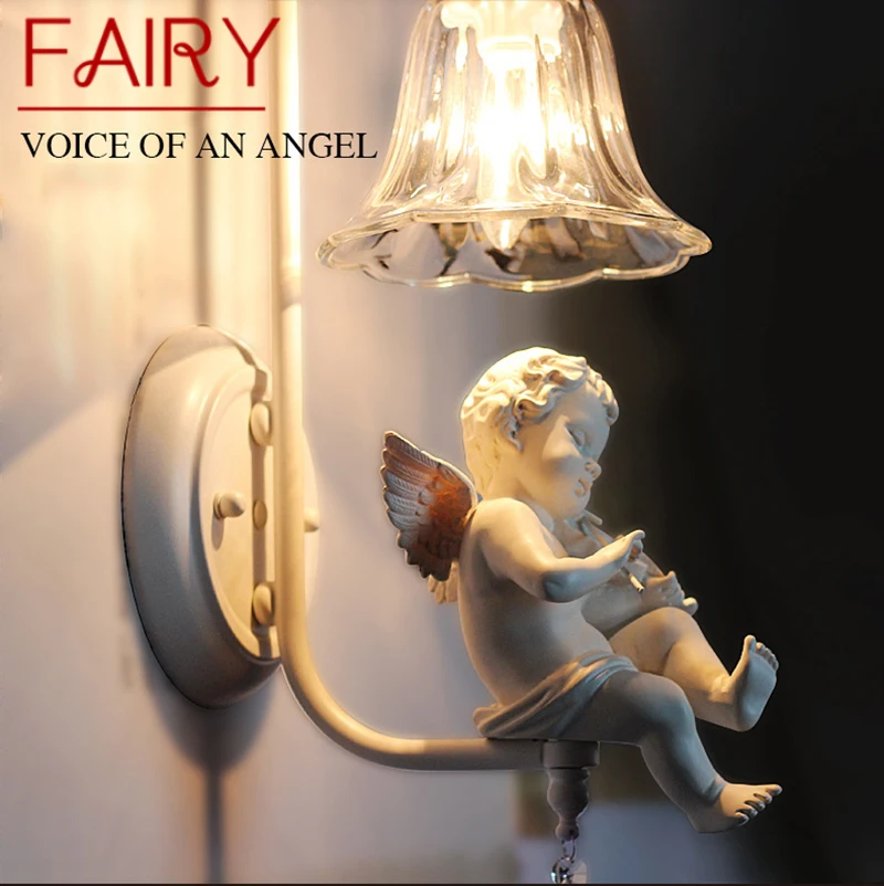 FAIRY Violin Angel Wall Lamps LED Creative Design Vintage Resin Sconce Lights For Home Living Room Bedroom Decor
FAIRY Violin Angel Wall Lamps LED Creative Design Vintage Resin Sconce Lights For Home Living Room Bedroom Decor