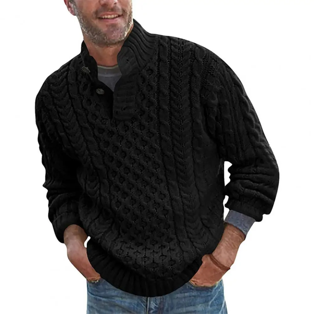 Winter Men Sweaters Half-high Collar Pullover Knitting Solid Color Long Sleeve Warm Casual Loose Autumn Sweater sudaderas hombre
Winter Men Sweaters Half-high Collar Pullover Knitting Solid Color Long Sleeve Warm Casual Loose Autumn Sweater sudaderas hombre