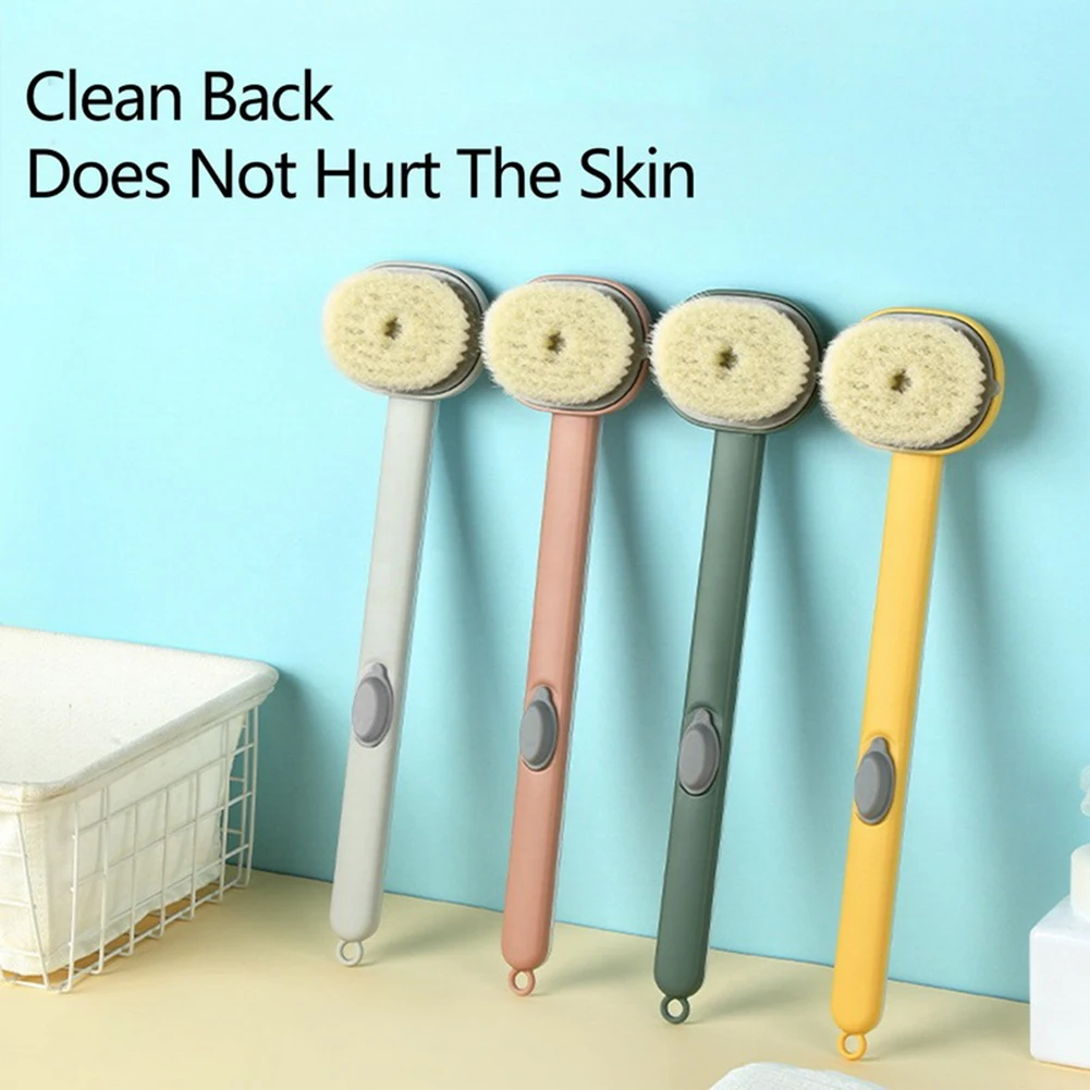 Back Brush Scrubber Long Handle Liquid Bath Brush Exfoliating Scrub Skin Massager Skin Cleaning Bathroom Brush
Back Brush Scrubber Long Handle Liquid Bath Brush Exfoliating Scrub Skin Massager Skin Cleaning Bathroom Brush