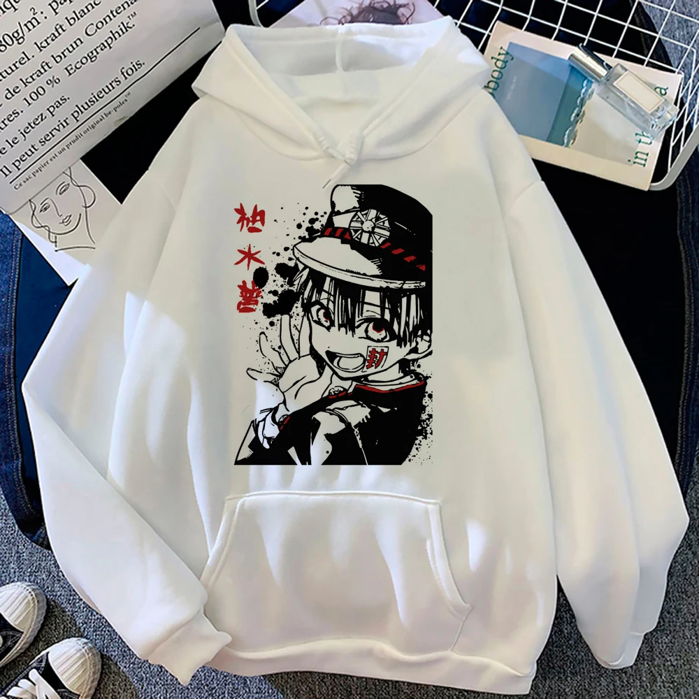 Худи Hanako Kun, Женский Графический винтажный свитер в Корейском стиле, женский свитер 90-х 
Худи Hanako Kun, Женский Графический винтажный свитер в Корейском стиле, женский свитер 90-х