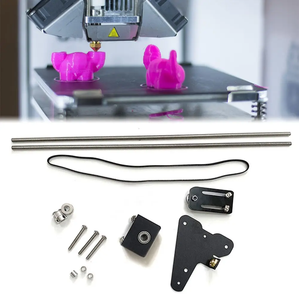 3D Printer Accessories Aluminum Alloy Dual Z-axis Kit 3D Printer Parts T8 Lead Screw Timing BeltFor Ender-3 CR-10
3D Printer Accessories Aluminum Alloy Dual Z-axis Kit 3D Printer Parts T8 Lead Screw Timing BeltFor Ender-3 CR-10