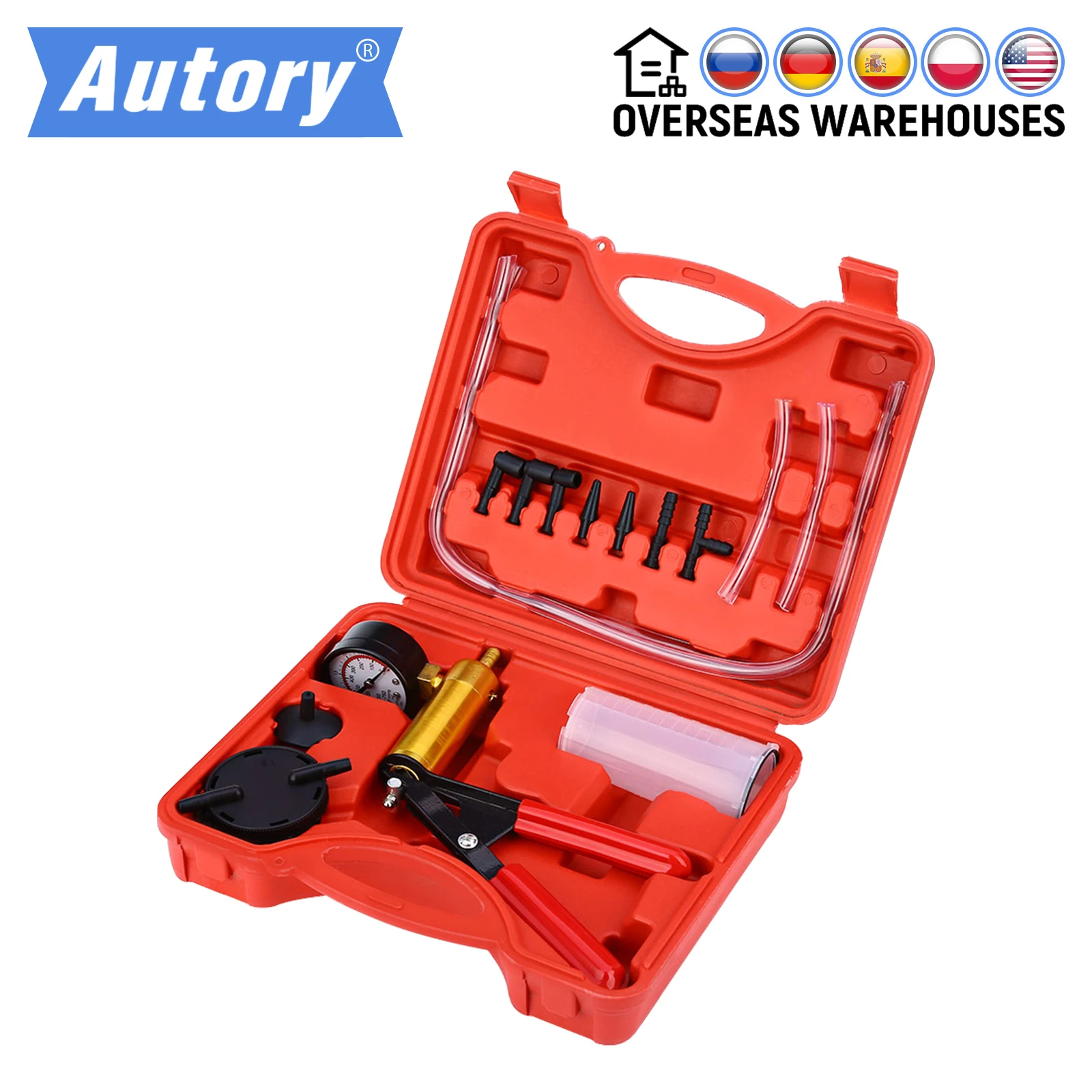 Car Vacuum Pressure Pump Brake Fluid Bleeder Manual Portable Durable Oil Change for Auto Vacuum Power Brake PCV BARO SDV
Car Vacuum Pressure Pump Brake Fluid Bleeder Manual Portable Durable Oil Change for Auto Vacuum Power Brake PCV BARO SDV