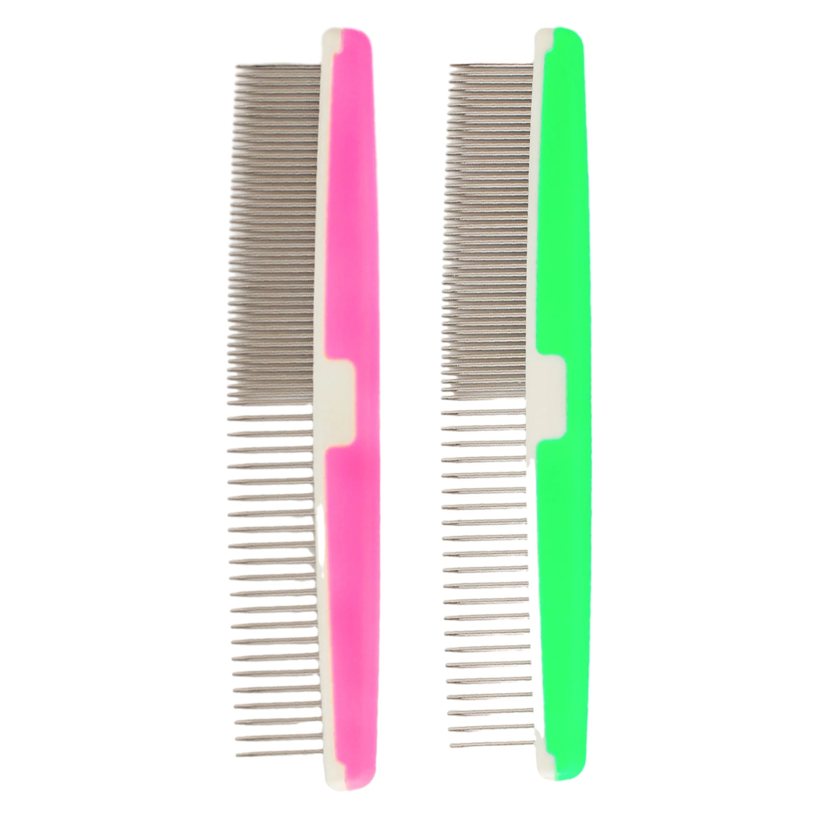 

2pcs Massage Detangling Grooming Detangler Flea Remover Professional Pet Comb Effective Hairstyling For Hair Practical Care