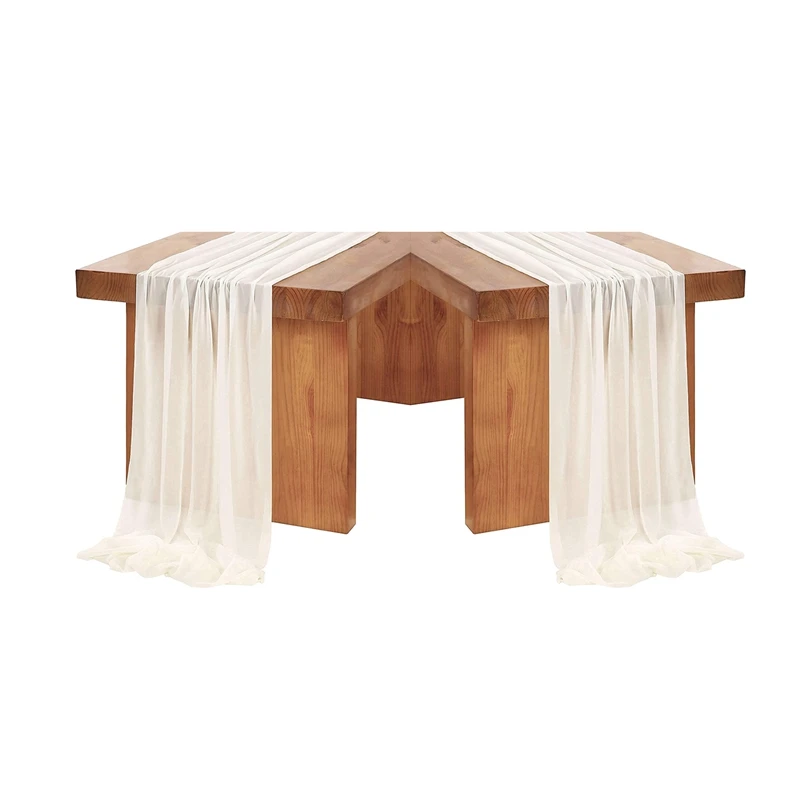 New-2X Chiffon Table Runner 27X118 Inches Romantic Wedding Sheer Bridal Party Table Decorations Shower Decorations
New-2X Chiffon Table Runner 27X118 Inches Romantic Wedding Sheer Bridal Party Table Decorations Shower Decorations