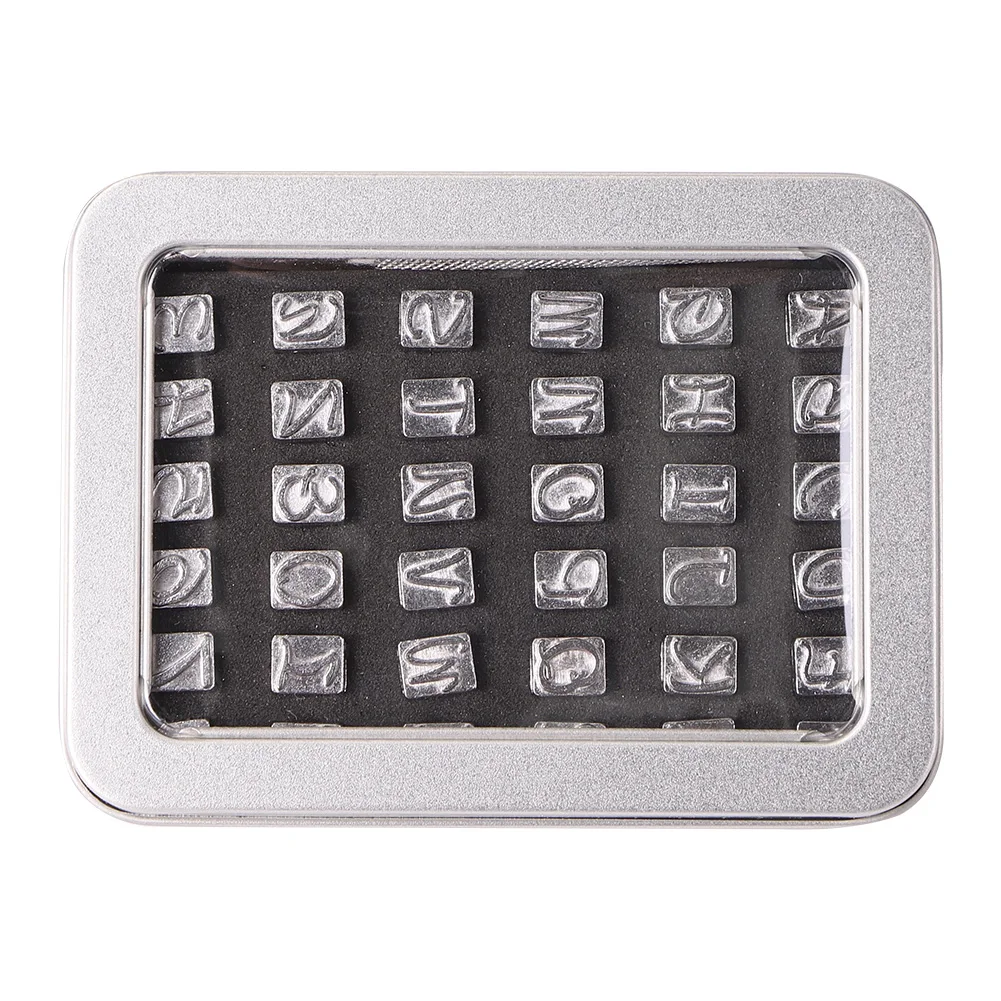 Набор инструментов для штамповки кожи с буквами алфавита, цифрами, 36 шт.
Набор инструментов для штамповки кожи с буквами алфавита, цифрами, 36 шт.