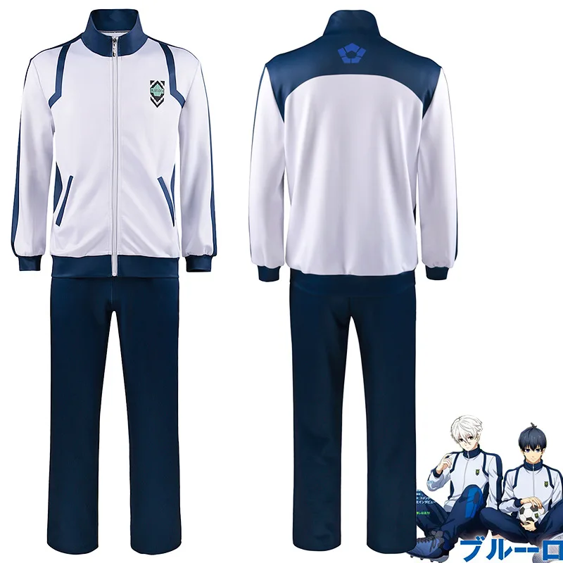 BLUELOCK Anime Cosplay Costume Chigiri Hyoma Isagi Yoichi Full-Zip Sportswear Suit Tracksuit Sweatshirt Hoodie Daily Wear
BLUELOCK Anime Cosplay Costume Chigiri Hyoma Isagi Yoichi Full-Zip Sportswear Suit Tracksuit Sweatshirt Hoodie Daily Wear