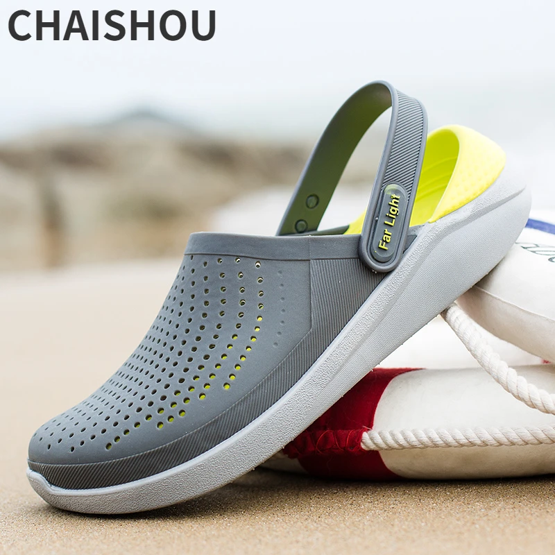 QZ247 Mens Summer Clogs Sandals Unisex Light Water Shoes Breathable Casual Slippers Swimming Walking Beach Non-slip Chanclas
QZ247 Mens Summer Clogs Sandals Unisex Light Water Shoes Breathable Casual Slippers Swimming Walking Beach Non-slip Chanclas