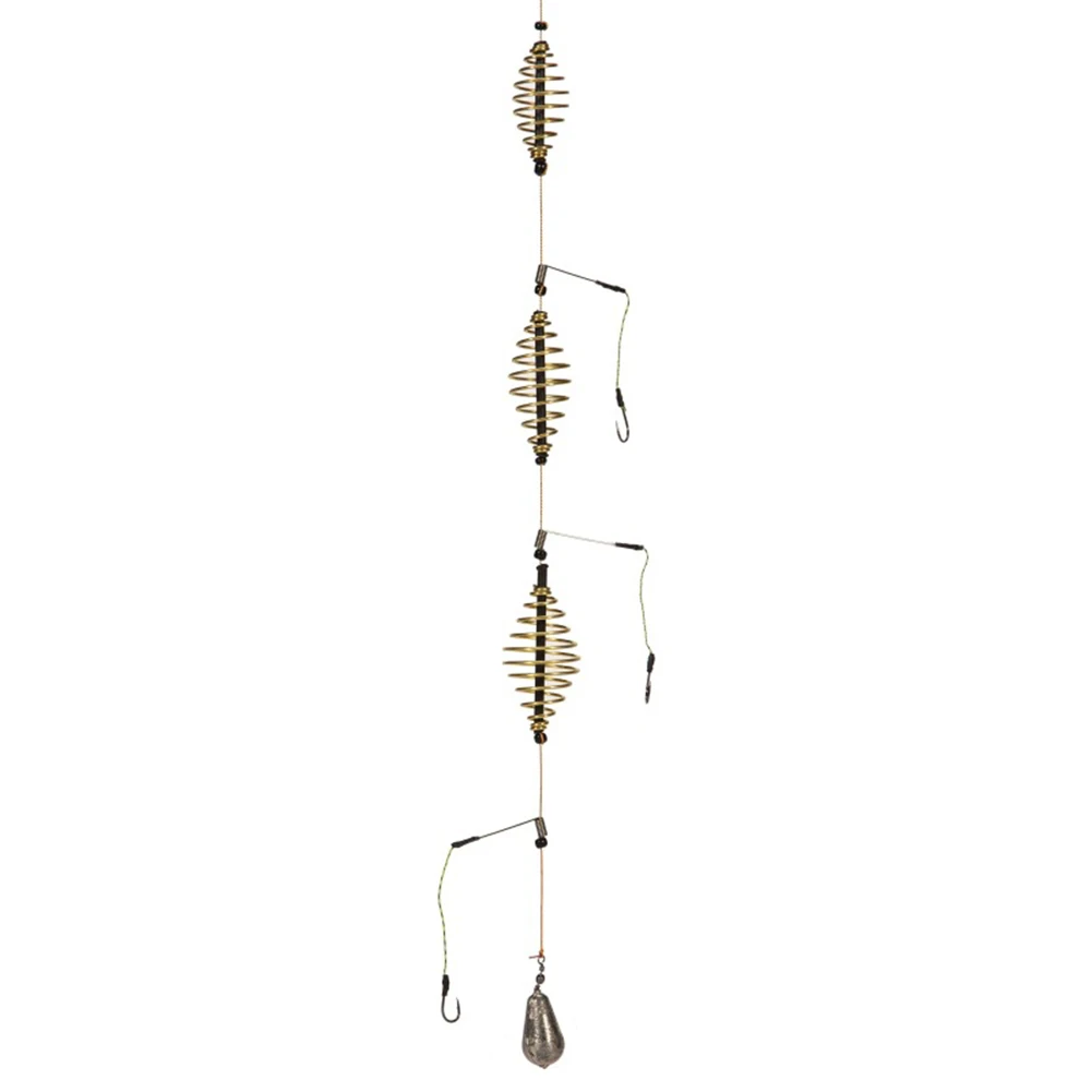 1pc Bait Cage Fishing Hook Artificial Lure Set Olive-shaped 3-link Spring Feeder Tackle 15/20/25/30/35/40g Fishing Accessories
1pc Bait Cage Fishing Hook Artificial Lure Set Olive-shaped 3-link Spring Feeder Tackle 15/20/25/30/35/40g Fishing Accessories