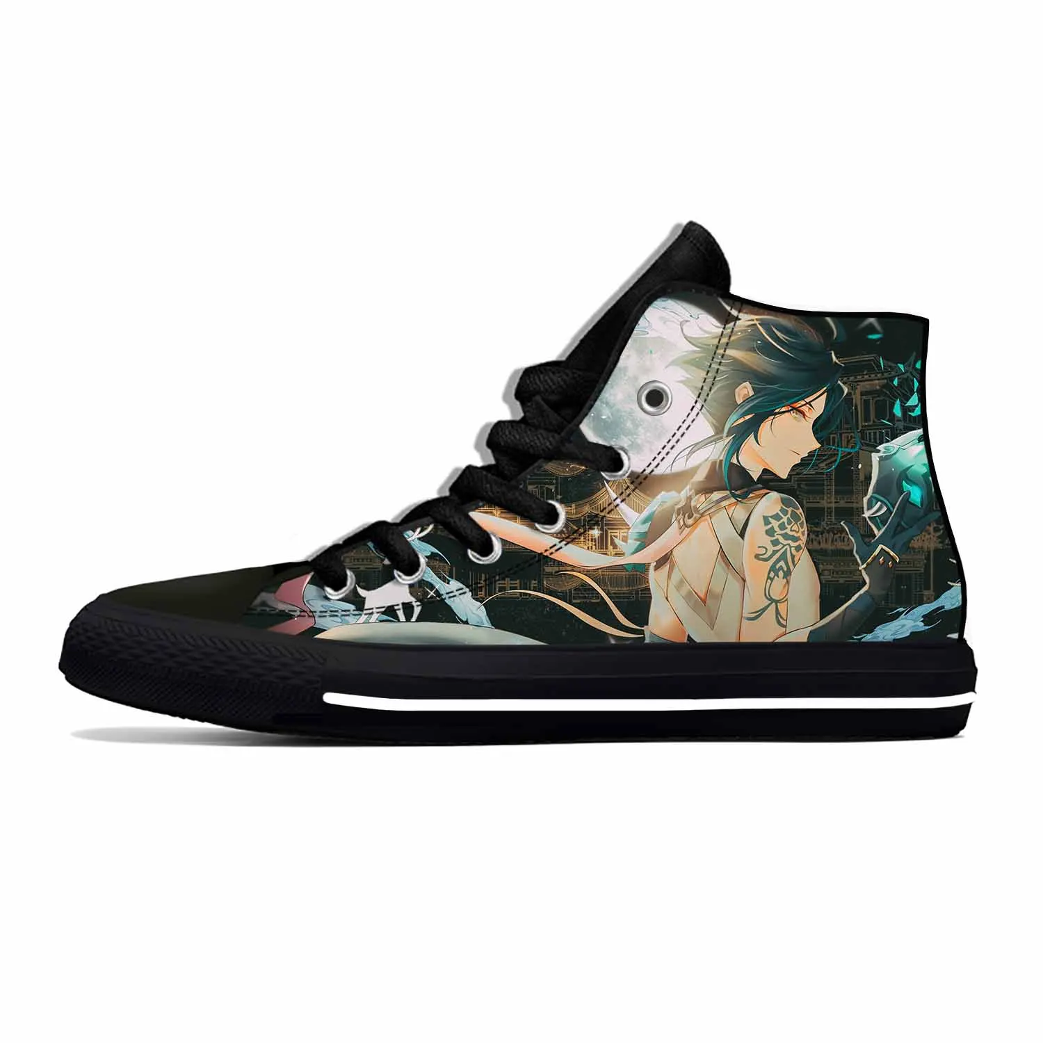 Anime Cartoon Manga Game Genshin Impact Xiao Cool Casual Cloth Shoes High Top Lightweight Breathable 3D Print Men Women Sneakers
Anime Cartoon Manga Game Genshin Impact Xiao Cool Casual Cloth Shoes High Top Lightweight Breathable 3D Print Men Women Sneakers