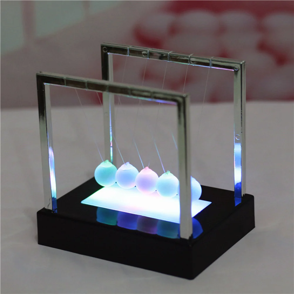 Light Cradle Fun Steel Balance Balls Pendulum Home Office Bumper Pool Balls Decoration Gift without Battery(Black Base,
Light Cradle Fun Steel Balance Balls Pendulum Home Office Bumper Pool Balls Decoration Gift without Battery(Black Base,