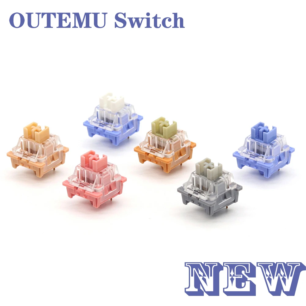 

Outemu Switches Milk Peach Mechanical Keyboard Switch 3Pin Silent Clicky Linear Tactile Lubed Tom Jerry Custom RGB MX Switches