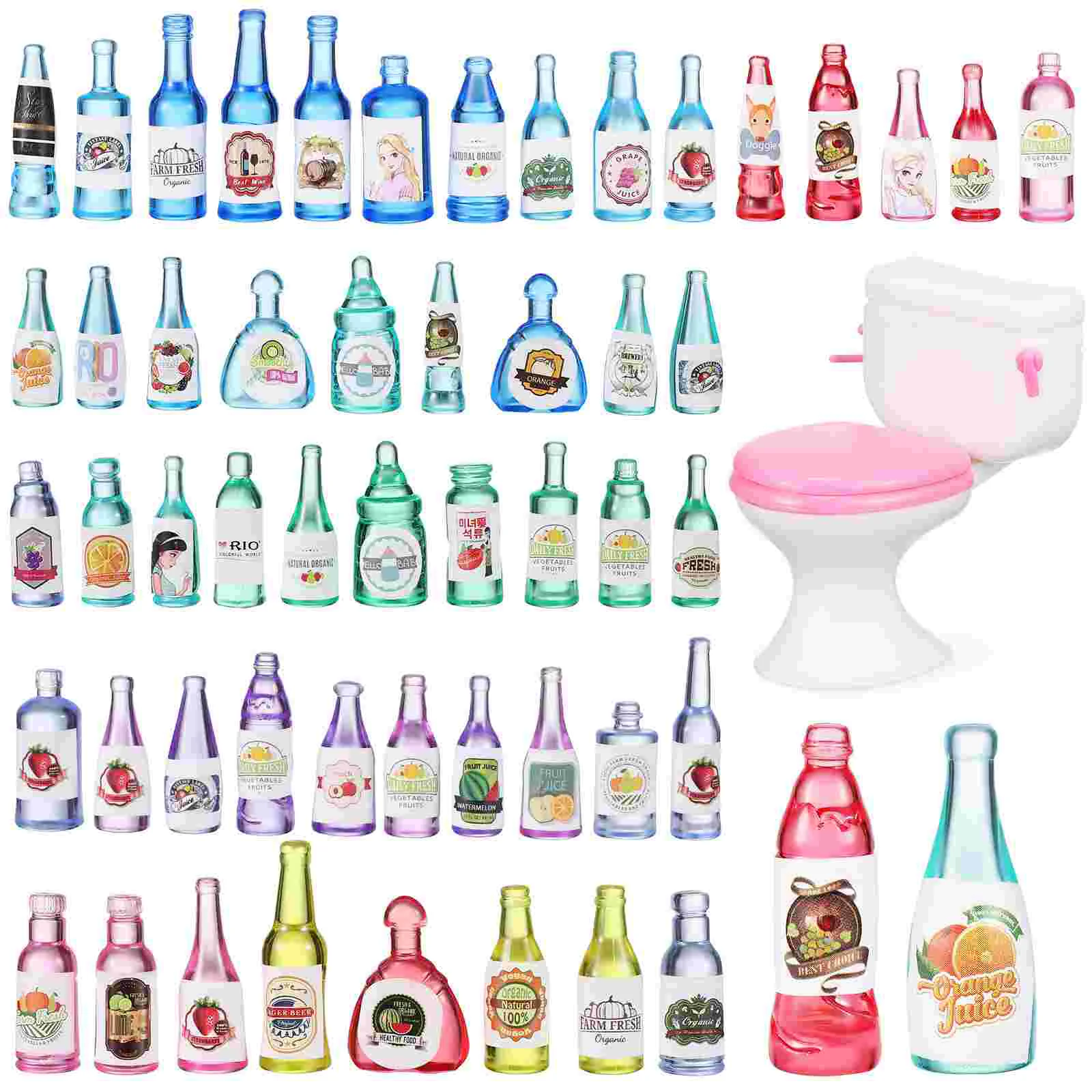 50 Pcs Mixed Drinks Decoration Mini For Favors Red Bars Plastic Resin 
50 Pcs Mixed Drinks Decoration Mini For Favors Red Bars Plastic Resin