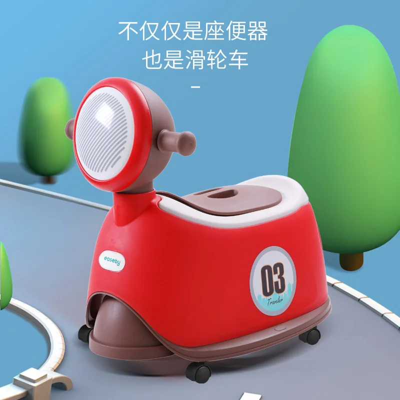 Baby Toilet Environmentally Friendly Safe Comfortable Cool Urinal Baby Potty Small Motorcycle Cushion Type with Music Wheels
Baby Toilet Environmentally Friendly Safe Comfortable Cool Urinal Baby Potty Small Motorcycle Cushion Type with Music Wheels