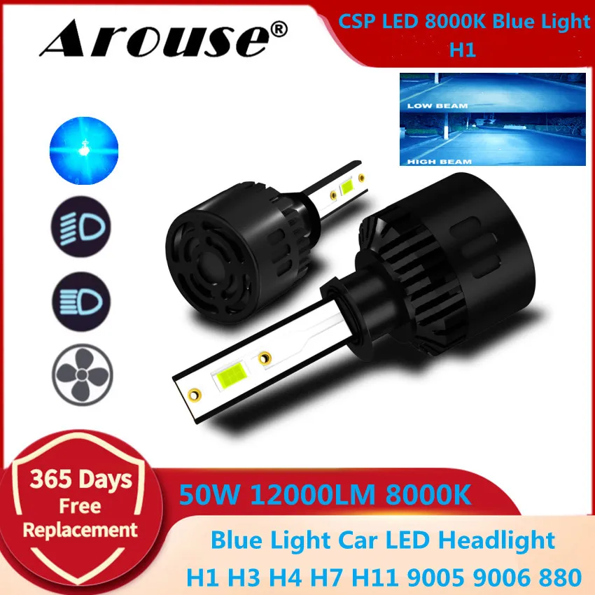 2Pcs H1 H3 H4 H7 Led Canbus H8 H11 HB3 9005 HB4 9006 Led Headlight 50W 12000LM 8000K CSP LED Car Light Bulbs Auto Headlamp P2U
2Pcs H1 H3 H4 H7 Led Canbus H8 H11 HB3 9005 HB4 9006 Led Headlight 50W 12000LM 8000K CSP LED Car Light Bulbs Auto Headlamp P2U