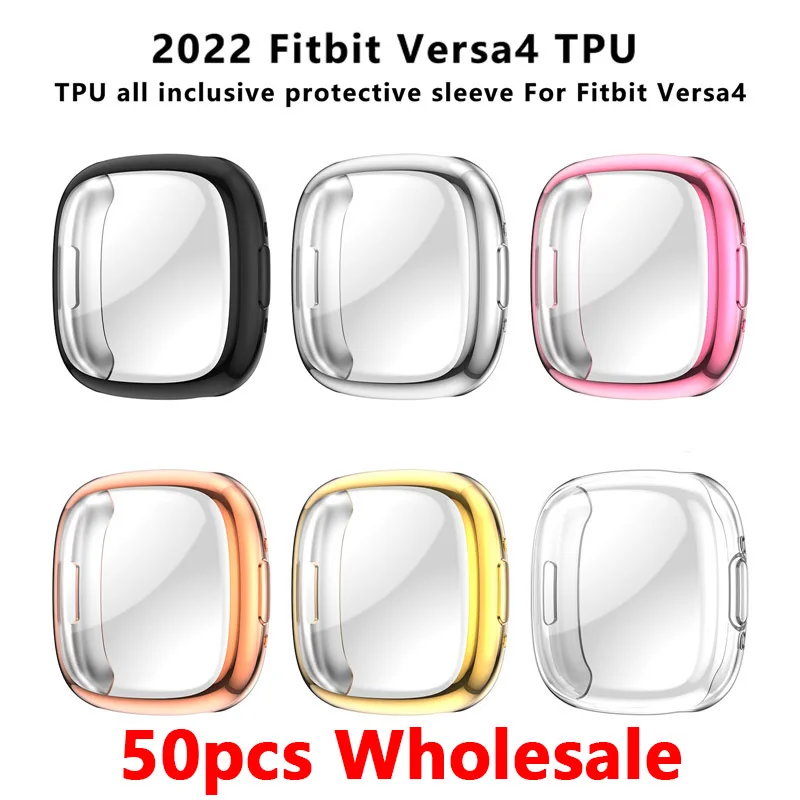 50pcs Covers Cases For Fitbit Versa4 Screen Protector Full Protective TPU Protector For Fitbit Versa 4 Case Cover 2022 Wholesale 
50pcs Covers Cases For Fitbit Versa4 Screen Protector Full Protective TPU Protector For Fitbit Versa 4 Case Cover 2022 Wholesale