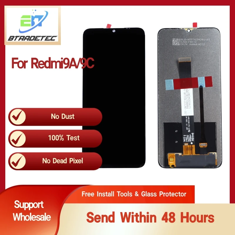 Original Screen For Xiaomi Redmi 9A Redmi9C LCD Display Touch Screen Digitizer Assembly Parts Replacement
Original Screen For Xiaomi Redmi 9A Redmi9C LCD Display Touch Screen Digitizer Assembly Parts Replacement