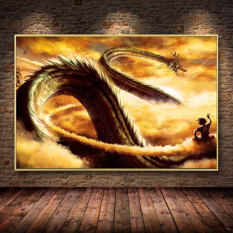 Japanese Anime Dragon Ball Abstract Canvas Painting Goku and Dragon Posters and Prints Wall Pictures for Living Room Home Decor
Japanese Anime Dragon Ball Abstract Canvas Painting Goku and Dragon Posters and Prints Wall Pictures for Living Room Home Decor