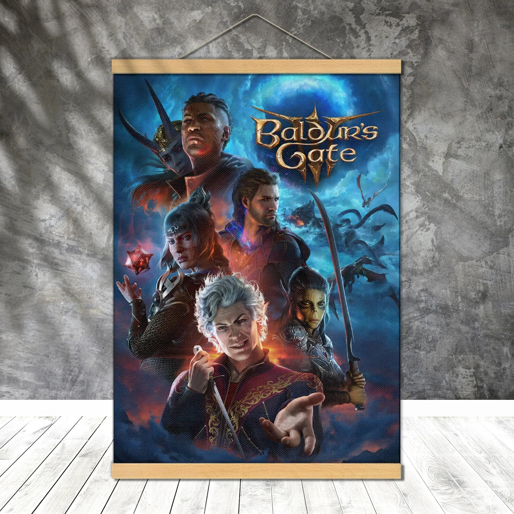 Baldur's Gate 3 Poster Video Game Painting Decor Scroll Digital Canvas Unframed Decorative Tapestry
Baldur's Gate 3 Poster Video Game Painting Decor Scroll Digital Canvas Unframed Decorative Tapestry