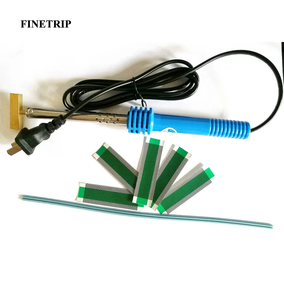 5pcs For Saab 9-5 Air Conditioning Pixel Fix Ribbon Cable With 1pc Soldering Iron T-Tip Rubber Strip Cable Welding Gun 220V 40w
5pcs For Saab 9-5 Air Conditioning Pixel Fix Ribbon Cable With 1pc Soldering Iron T-Tip Rubber Strip Cable Welding Gun 220V 40w