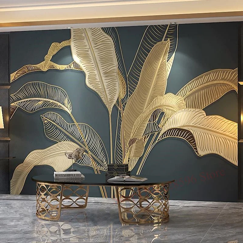Custom Photo Wall Paper 3D Golden Leaves Modern Large Mural Living Room Bedroom Luxury Wallpaper Home Decor Wall Painting Poster
Custom Photo Wall Paper 3D Golden Leaves Modern Large Mural Living Room Bedroom Luxury Wallpaper Home Decor Wall Painting Poster