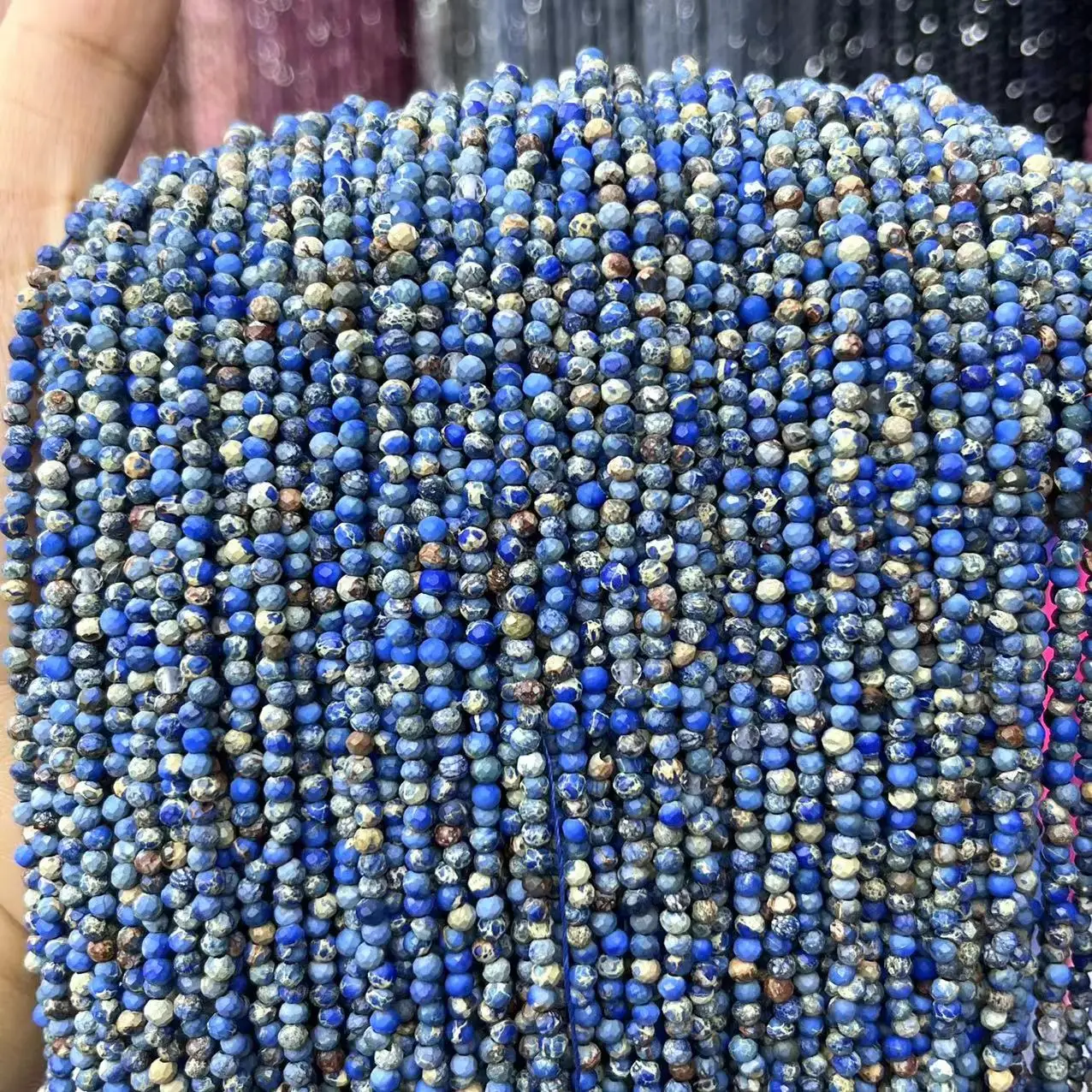 2 3 4mm Emperor Stone Natural Stone Faceted Loosely Spaced Round Beads For Charm Necklace Bracelet DIY 15 Inch Factory Wholesale
2 3 4mm Emperor Stone Natural Stone Faceted Loosely Spaced Round Beads For Charm Necklace Bracelet DIY 15 Inch Factory Wholesale