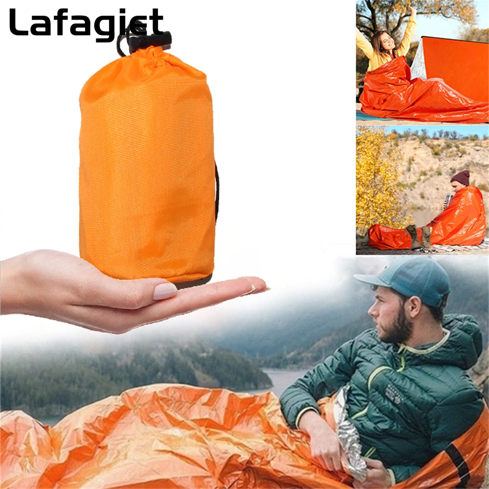 Emergency Sleeping Bag Waterproof Lightweight Thermal Bag Hiking Camping Gear Thermal Sack First Aid Rescue Kit Mylar Blanket
Emergency Sleeping Bag Waterproof Lightweight Thermal Bag Hiking Camping Gear Thermal Sack First Aid Rescue Kit Mylar Blanket