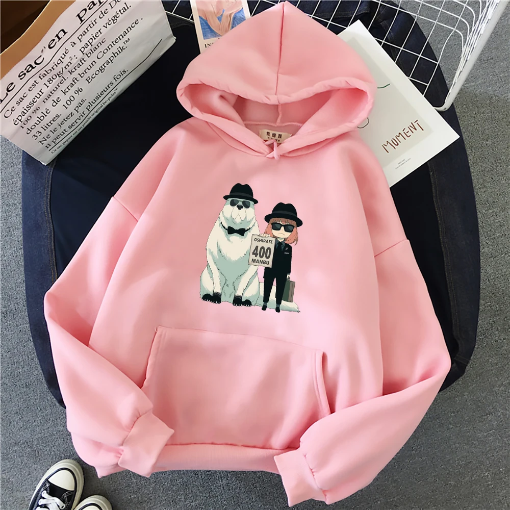Kawaii Spy X Family Hoodies Women Sweatshirt Winter Warm Loose Hooded Streetwear Aesthetic Pullover Harajuku Cartoon Clothes
Kawaii Spy X Family Hoodies Women Sweatshirt Winter Warm Loose Hooded Streetwear Aesthetic Pullover Harajuku Cartoon Clothes