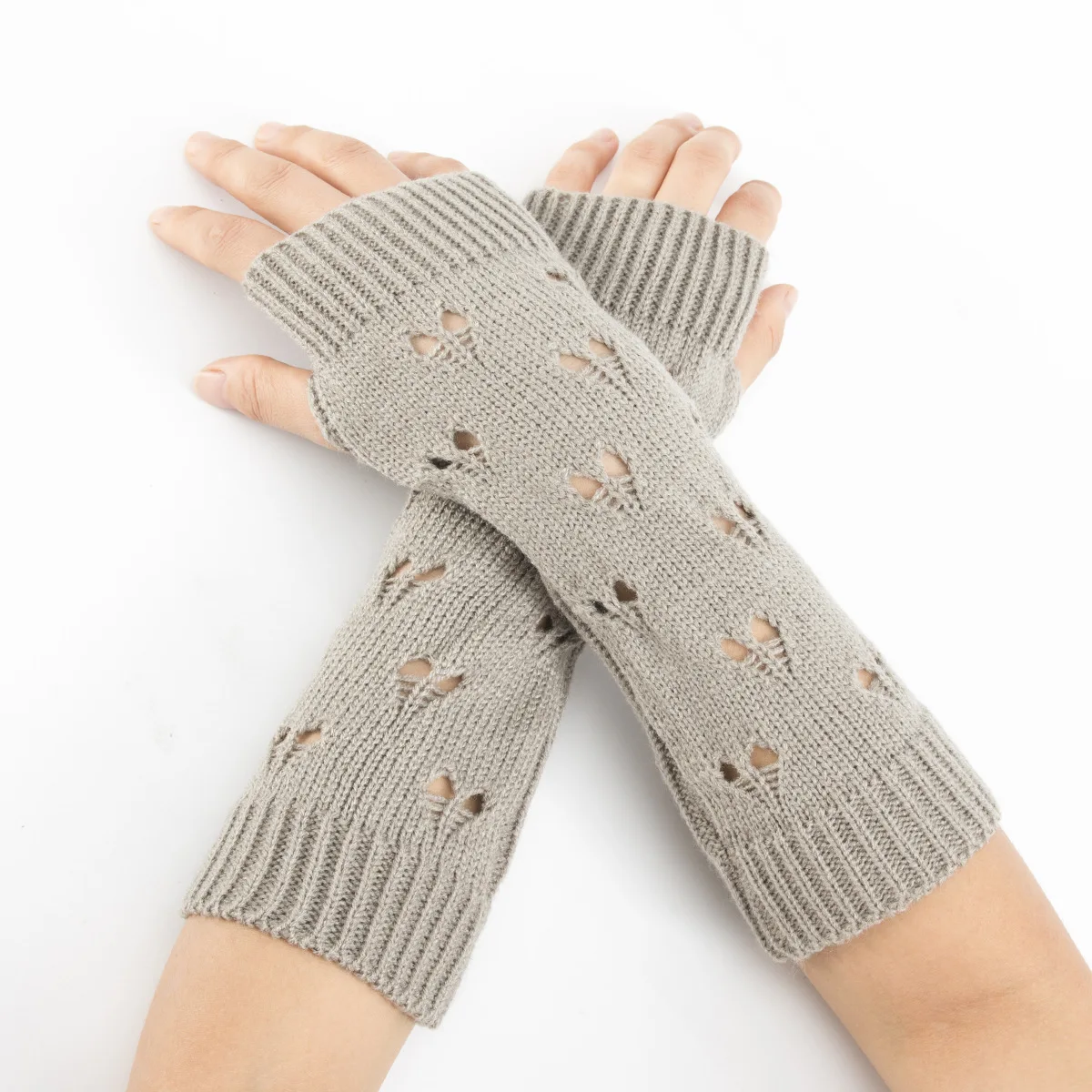 Winter Stylish Women Gloves Hand Warmer Gloves Women Arm Crochet Knitting Hollow Heart Mitten Warm Fingerless Gloves
Winter Stylish Women Gloves Hand Warmer Gloves Women Arm Crochet Knitting Hollow Heart Mitten Warm Fingerless Gloves