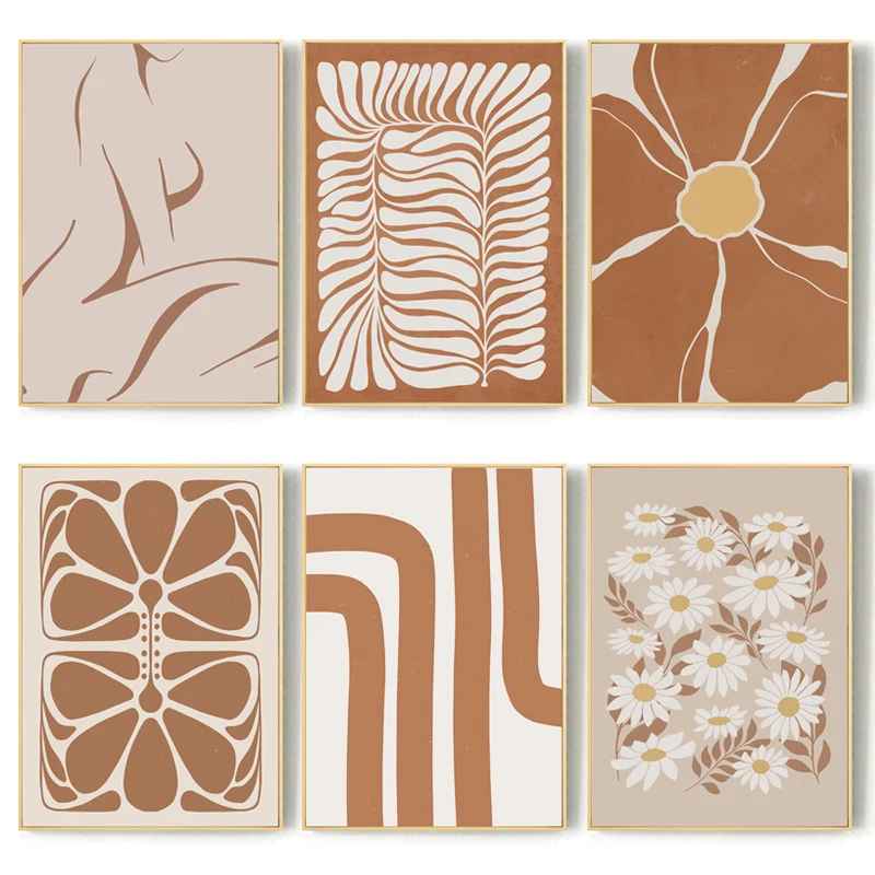 Nordic Art Brown Daisy Canvas Painting Abstract Flower Texture Posters Print Wall Picture for Living Room Bedroom Home Decor
Nordic Art Brown Daisy Canvas Painting Abstract Flower Texture Posters Print Wall Picture for Living Room Bedroom Home Decor