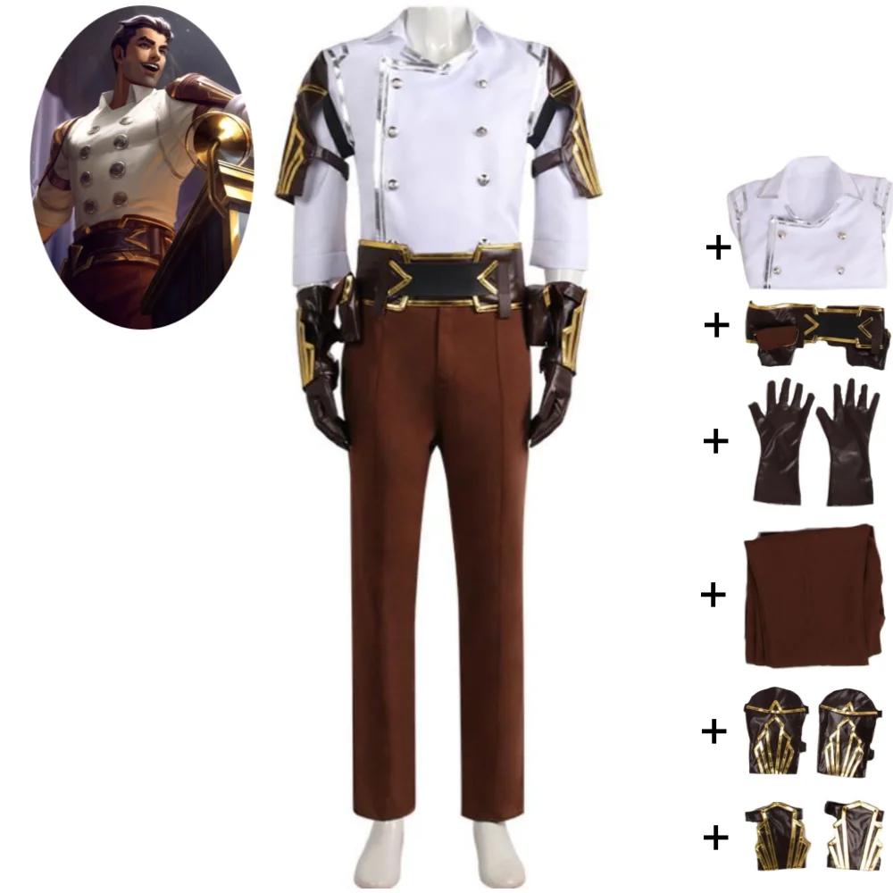 Костюм для косплея из аниме «LoL Acrane Jayce Talis»
Костюм для косплея из аниме «LoL Acrane Jayce Talis»