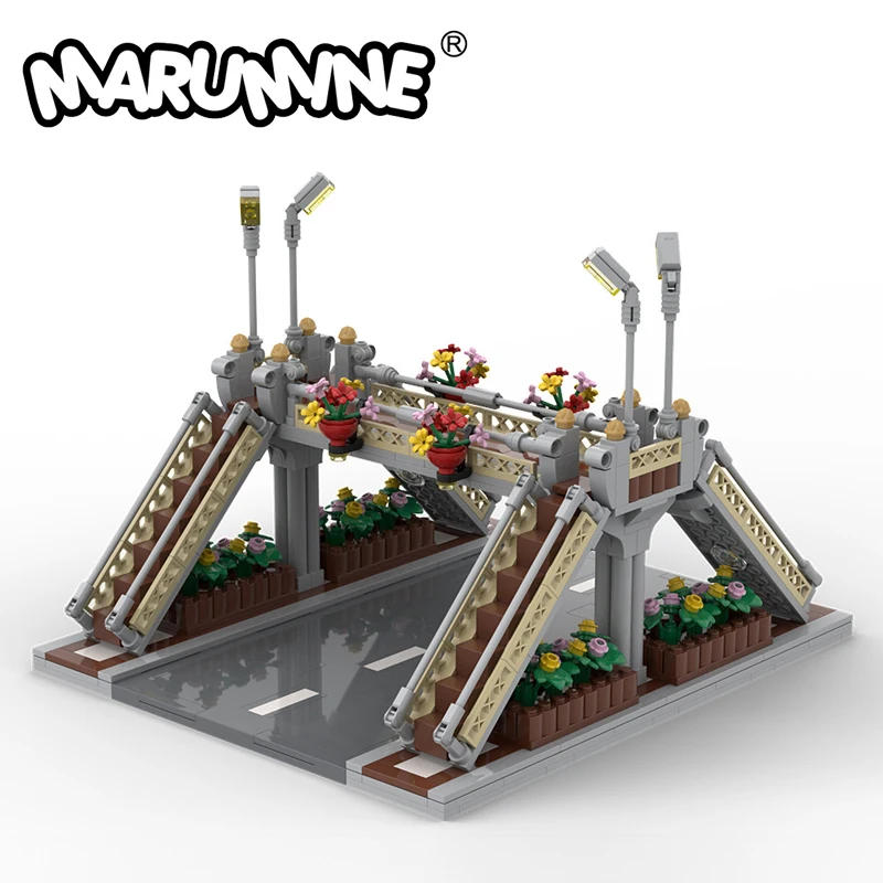 Marumine 242-649PCS MOC City Street View Road Model Kit Overline Bridge Traffic Road Building Set Block Brick Compatible 60253
Marumine 242-649PCS MOC City Street View Road Model Kit Overline Bridge Traffic Road Building Set Block Brick Compatible 60253