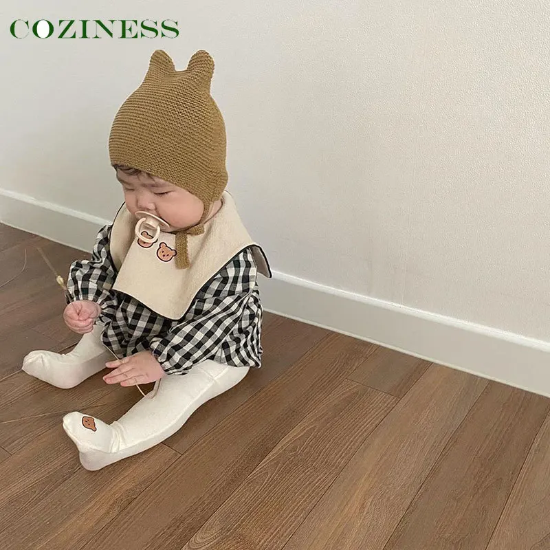 Newborn Baby Romper Soft Cotton Plus Velvet Keep Warm Windproof Cute Bear Plaid One Piece Pullover Simple Casual Children Romper
Newborn Baby Romper Soft Cotton Plus Velvet Keep Warm Windproof Cute Bear Plaid One Piece Pullover Simple Casual Children Romper