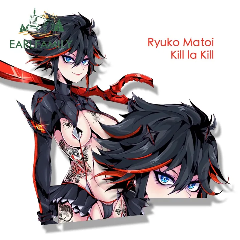 EARLFAMILY Gothic Matoi Ryuuko Car Sticker Janpan Anime KILL La KILL Sketch Waifu Decal JDM Cartoon Peeker Girl Fanart Stickers
EARLFAMILY Gothic Matoi Ryuuko Car Sticker Janpan Anime KILL La KILL Sketch Waifu Decal JDM Cartoon Peeker Girl Fanart Stickers