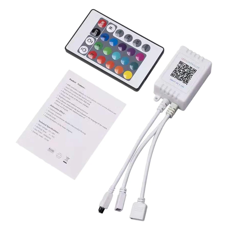 Hot-Led Strip Lights Controller,Controller RGB Led Strip Light Controller + Infrared Remote Control 24 Keys
Hot-Led Strip Lights Controller,Controller RGB Led Strip Light Controller + Infrared Remote Control 24 Keys