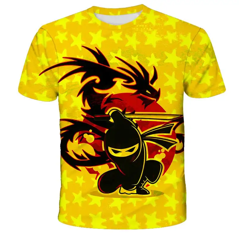 New Fashion Cartoon Ninja Printed T Shirt Summer Short Sleeve Casual Tops Kids Boys T-shirt Quick Dry Tee Shirts Free Shipping
New Fashion Cartoon Ninja Printed T Shirt Summer Short Sleeve Casual Tops Kids Boys T-shirt Quick Dry Tee Shirts Free Shipping