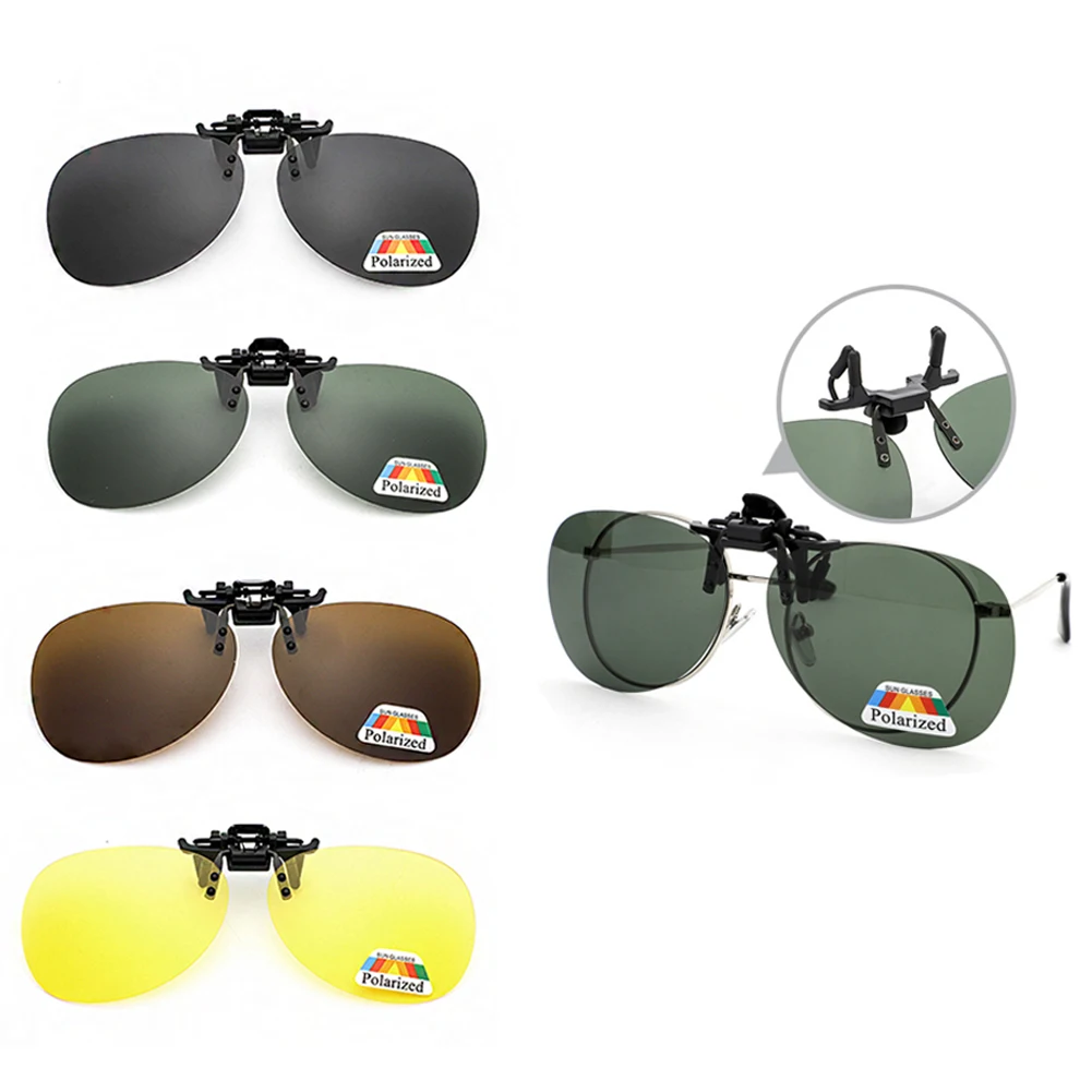 Clip-on Polarized Day Night Vision Flip-up Len Car Driver Anti TAC Polarized Sunglasses Goggles Anti-Glare Glasses Clip Unisex
Clip-on Polarized Day Night Vision Flip-up Len Car Driver Anti TAC Polarized Sunglasses Goggles Anti-Glare Glasses Clip Unisex