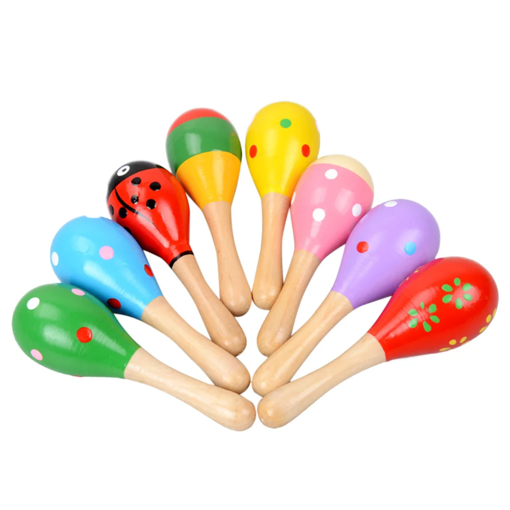 Wood Sand Hammer Rattle Early Educational Instrument Music Toy for Infants and Children (Random Color Pattern)
Wood Sand Hammer Rattle Early Educational Instrument Music Toy for Infants and Children (Random Color Pattern)