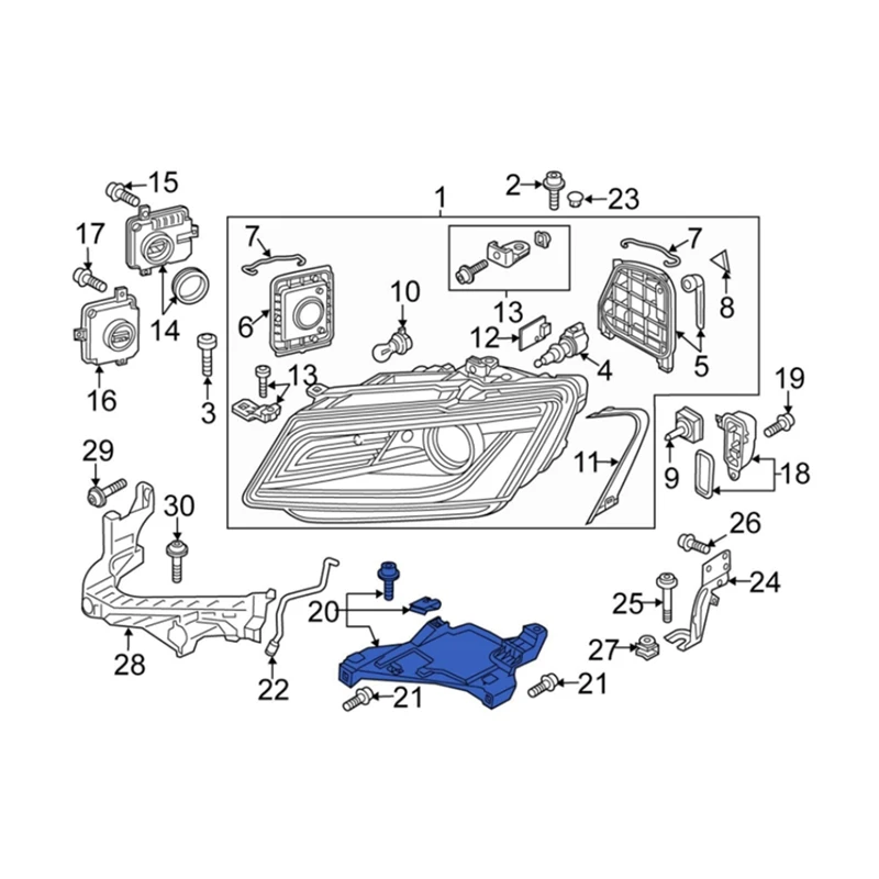 Car Headlight Mount Retainer Plate Bracket For Q5 2013-2016 8R0941453A 8R0941454A
Car Headlight Mount Retainer Plate Bracket For Q5 2013-2016 8R0941453A 8R0941454A