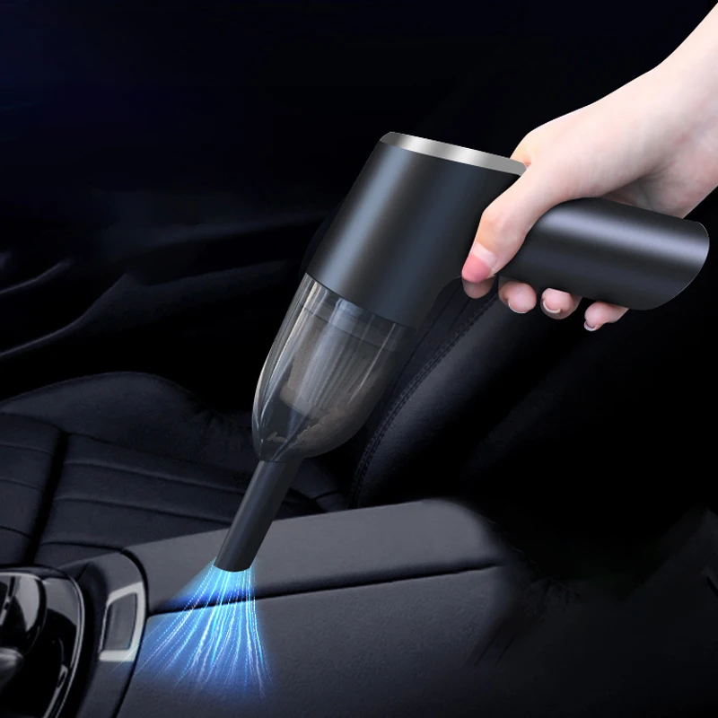 

Mini Portable Car Vacuum Cleaner 5000Pa Powerful Suction 120W High Power Handheld Cordless Home Vacuum Cleaner Wet & Dry Use