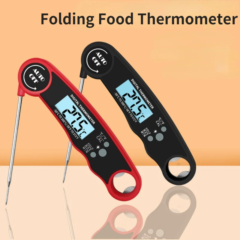Foldable Kitchen Digital Thermometer Cooking Waterproof Oven Meat Thermometer Food BBQ Kitchen Temperature Measurement Tool
Foldable Kitchen Digital Thermometer Cooking Waterproof Oven Meat Thermometer Food BBQ Kitchen Temperature Measurement Tool
