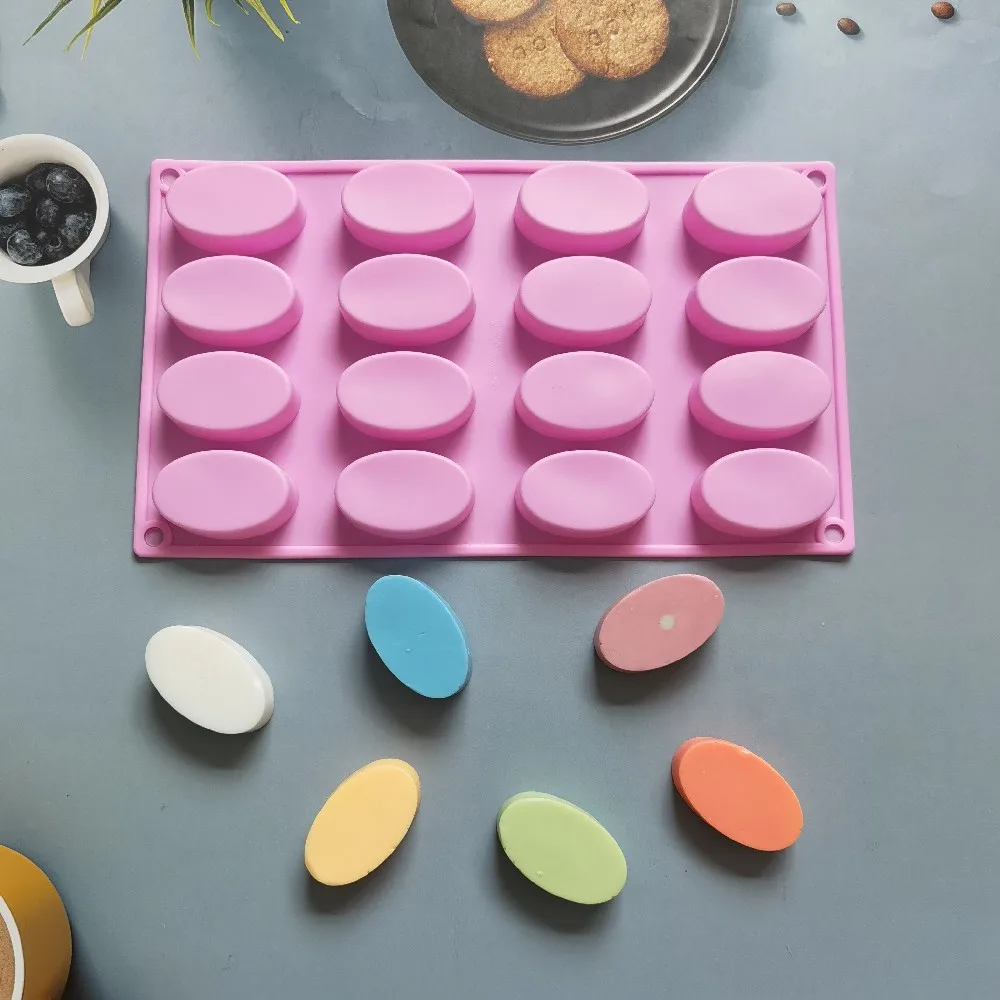 Silicone Pastry Molds Oval Shaped Silicone Chocolate Mold Baking Pan DIY Handmade Soap Mould Donut Tray Muffin Cups Cake Mold
Silicone Pastry Molds Oval Shaped Silicone Chocolate Mold Baking Pan DIY Handmade Soap Mould Donut Tray Muffin Cups Cake Mold