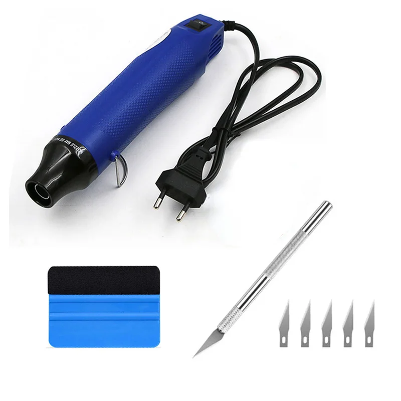 Car Wrapping Tools 220V 300W Electric Hot Air Heat Gun Plug Felt Scraper Squeegee Cutter Knife Vinyl Film Wrap Tool 
Car Wrapping Tools 220V 300W Electric Hot Air Heat Gun Plug Felt Scraper Squeegee Cutter Knife Vinyl Film Wrap Tool