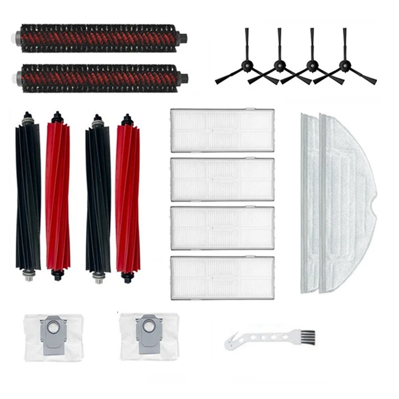 Side Brush Filter Mop Cloth Dust Bags Vacuum Cleaner Replacement Accessories For Roborock S8 / S8 + / S8 Pro / G20 
Side Brush Filter Mop Cloth Dust Bags Vacuum Cleaner Replacement Accessories For Roborock S8 / S8 + / S8 Pro / G20