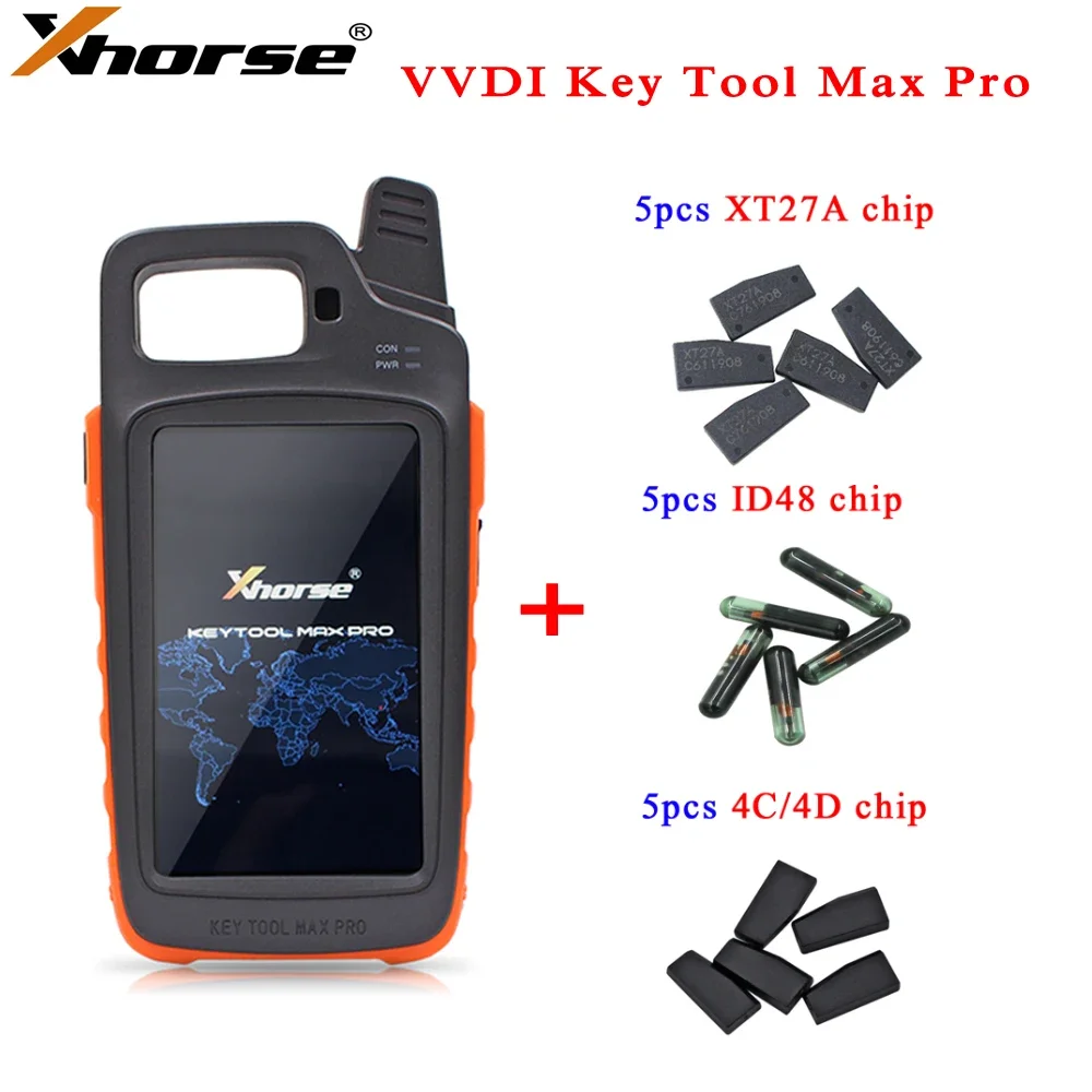 Новейший Xhorse VVDI KEY TOOL MAX Pro сочетает в себе ключевой инструмент Max и Mini OBD функции добавления напряжения и тока утечки
Новейший Xhorse VVDI KEY TOOL MAX Pro сочетает в себе ключевой инструмент Max и Mini OBD функции добавления напряжения и тока утечки