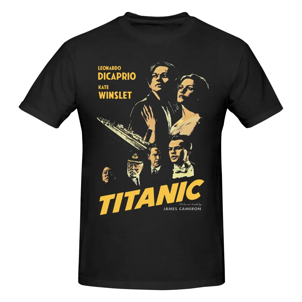 Titanic Movie Retro Vintage T Shirt O-neck Cotton Custom Short Sleeve Tshirt Men
Titanic Movie Retro Vintage T Shirt O-neck Cotton Custom Short Sleeve Tshirt Men
