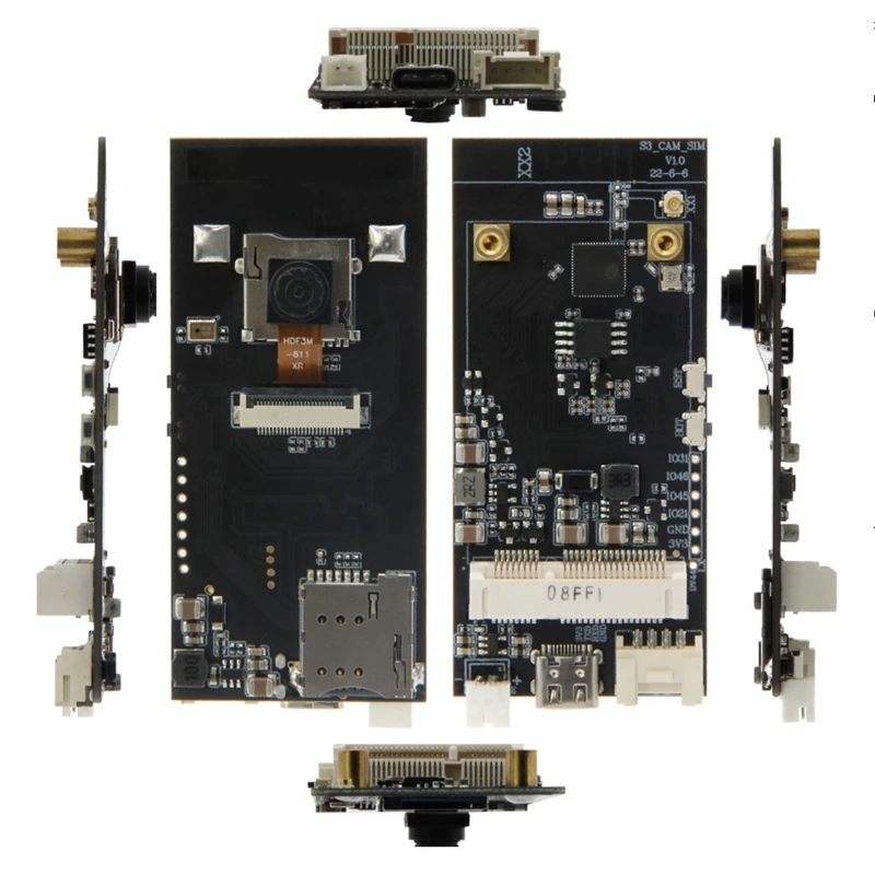 LilyGO T-SIMCAM ESP32 S3 OV2640 Camera Wireless WIFI Module with MCU Dual Core Bluetooth-Compatible Development Board
LilyGO T-SIMCAM ESP32 S3 OV2640 Camera Wireless WIFI Module with MCU Dual Core Bluetooth-Compatible Development Board