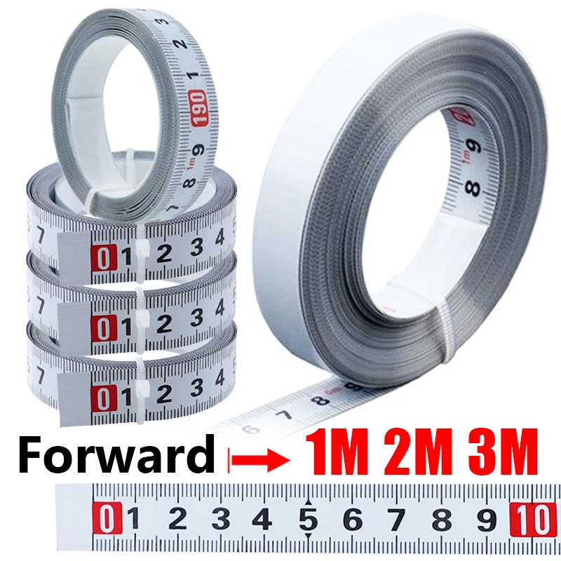 3/2/1M Self-Adhesive Measuring Tape Stainless Steel 16mm Width Metal Tape Measure for Miter Track Router Table Saw Durable Ruler
3/2/1M Self-Adhesive Measuring Tape Stainless Steel 16mm Width Metal Tape Measure for Miter Track Router Table Saw Durable Ruler