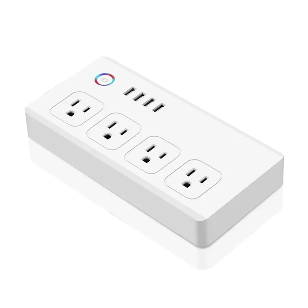 Smart Socket USB Socket 4 Sockets Alexa IFTTT Timing On And Off Smart Phone Voice Remote Control Socket
Smart Socket USB Socket 4 Sockets Alexa IFTTT Timing On And Off Smart Phone Voice Remote Control Socket